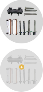 進(jìn)口材質(zhì)加熱管、冷卻器