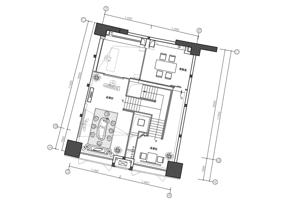 茶藝館裝修樣板間設(shè)計(jì)