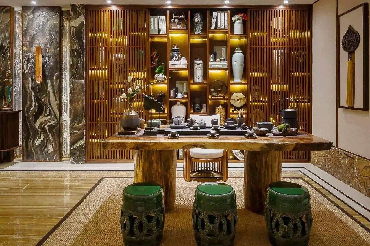 成都茶館門面裝修設計