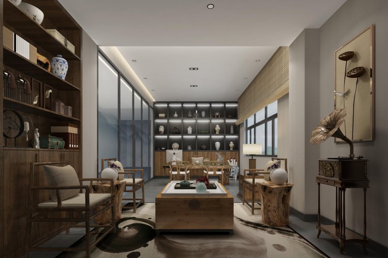 古色古香的辦公室茶室如何裝修？