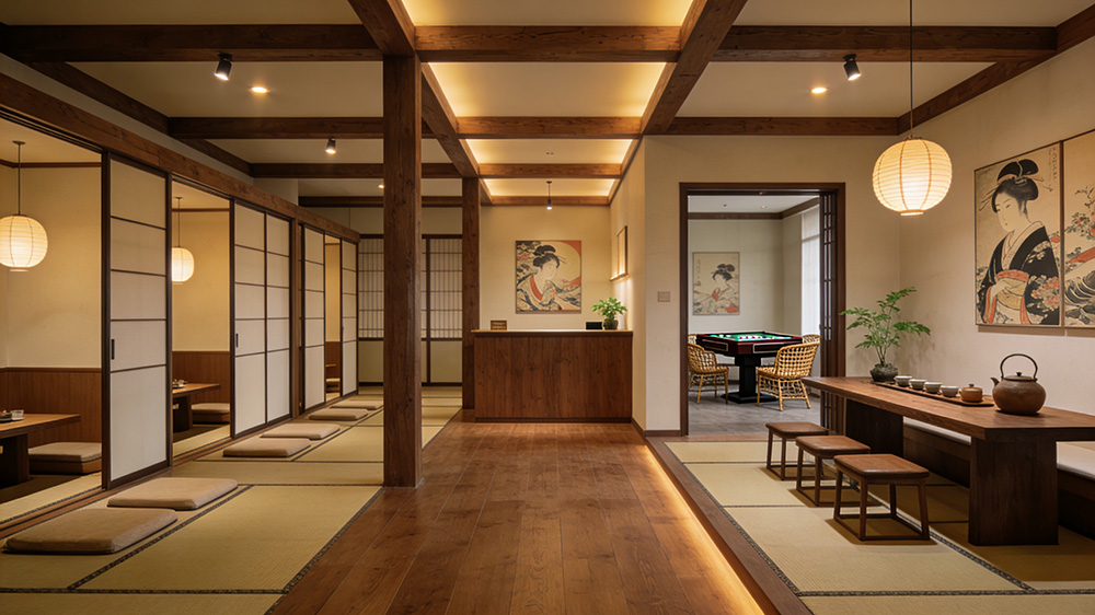 日式禪意風格茶樓