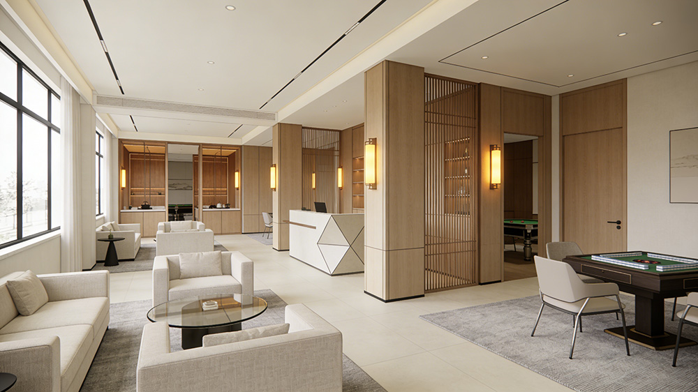 現代簡約風格茶樓